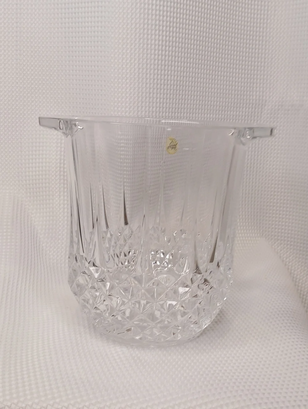 Vintage Cristal D'Arques Longchamp Lead Crystal Ice Bucket - France